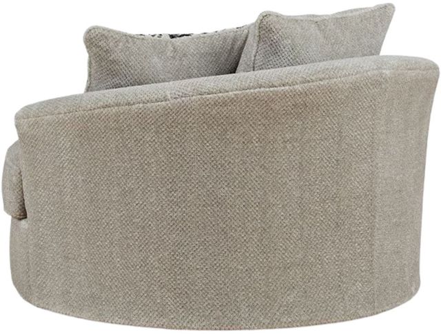 Benchcraft® Calnita Sisal Oversized Swivel Accent Chair-3