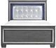 Homelegance® Allura Gray California King Panel Bed with LED-2