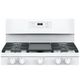 GE® 30" White Freestanding Gas Range-2