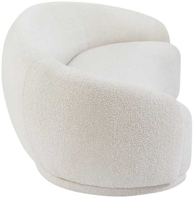 Meridian Furniture Hyde Cream Boucle Fabric Sofa-3