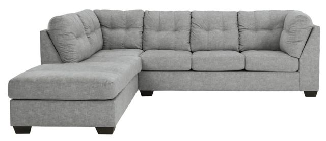 Benchcraft® Falkirk 2-Piece Steel Left-Arm Facing Sofa Sectional and Chaise-1