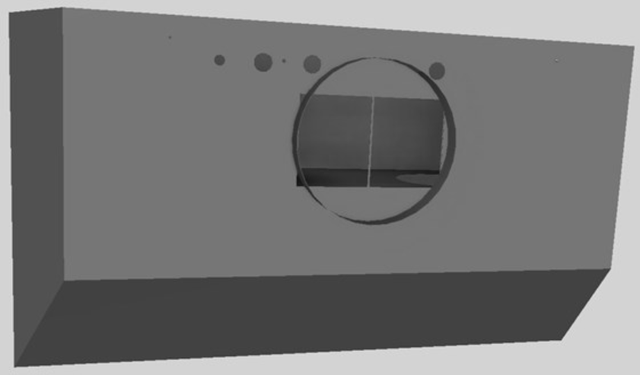Vent-A-Hood® 36" Gunsmoke Wall Mounted Liner Insert-1