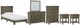 Signature Design by Ashley® Shamryn 6-Piece Grayish Brown Twin Panel Bed Set-0