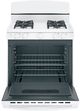 GE® 30" White Freestanding Gas Range-2