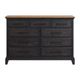Elements International Montrose Brown/Espresso Queen 3pc Panel Storage Bedroom Group-3
