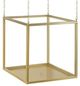 A & B Home Gold Square 16" Iron Stand with Chains-0