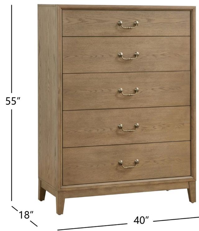 Flexsteel® Arlington Warm Oak Chest -2