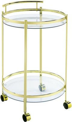 Coaster® Chrissy Brass Bar Cart