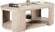 Furniture of America® Conisbrough Oak Oval Coffee Table-0