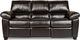 Campio Furniture Legacy Leather Cozy Black Sofa-1