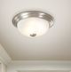 YHD Satin Nickel 1-Light Flush Mount Lighting-1