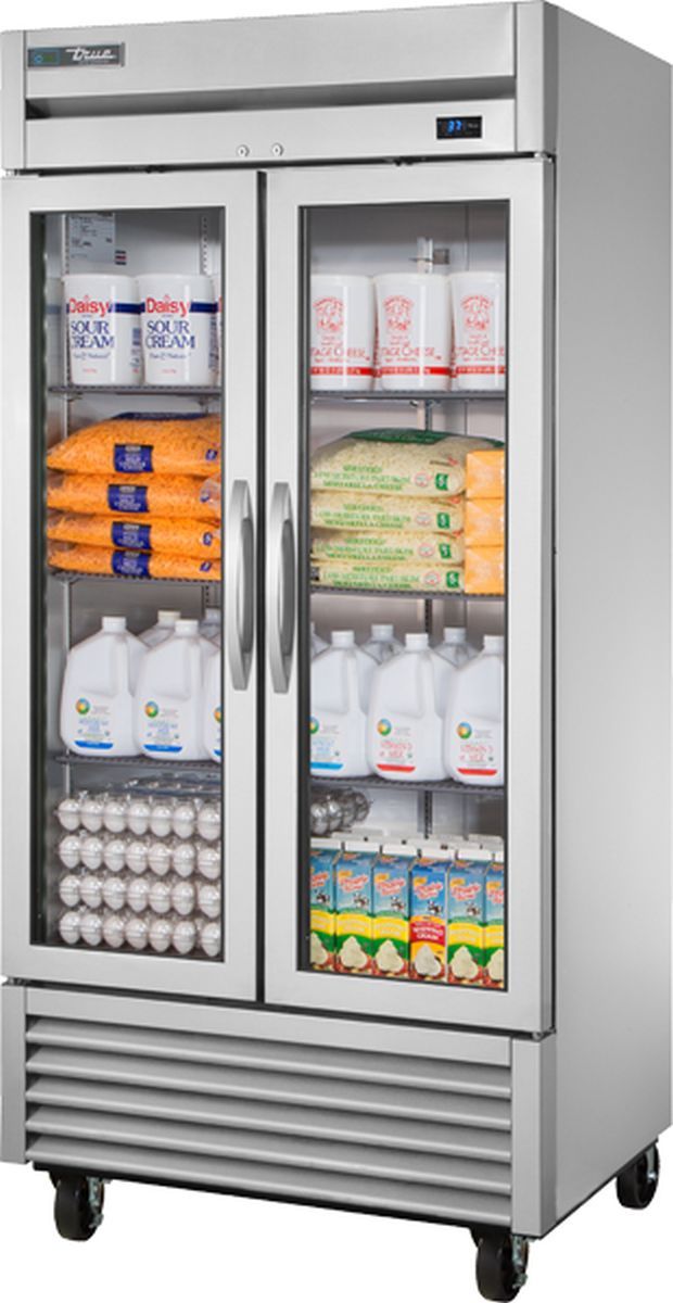True® Commerical T-Series 40" 35 Cu. Ft. Stainless Steel Freezerless Refrigerator -0