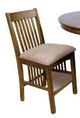 Allwood Furniture Group #86 Beige Mission Bar Stool with Cushion - 24" H-0