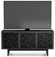 BDI Elements® 8777 Ricochet Doors Media Cabinet-Charcoal-1
