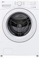 LG 5.2 Cu. Ft. White Front Load Washer with AI Wash-0