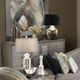 Michael Amini® Hollywood Swank Crystal Croc Sideboard-1