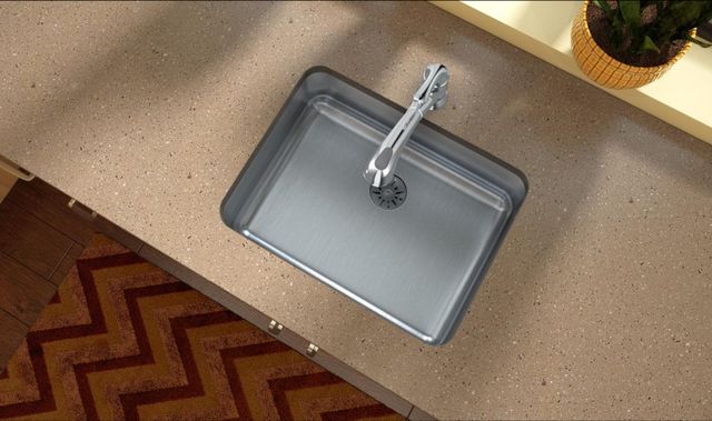 Elkay Lustertone® Classic Lustrous Satin 23-1/2" x 18-1/4" x 7-1/2" Single Bowl Undermount Sink with Perfect Drain®-2