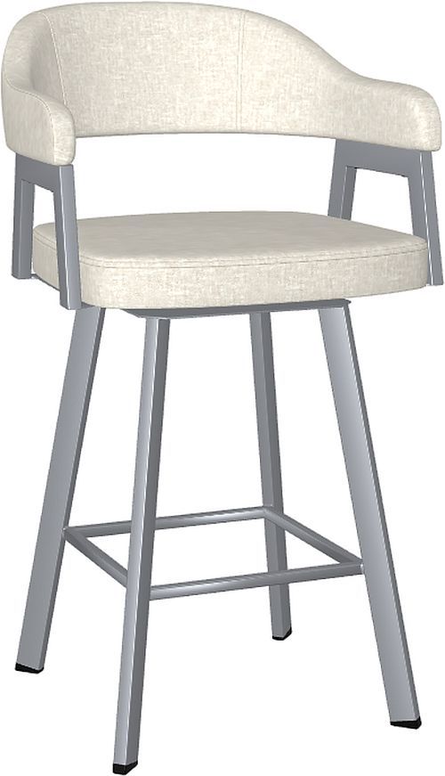 Amisco Customizable Carmen Counter Swivel Stool-1