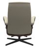 Stressless® by Ekornes® Customizable Opal Small Manual Recliner and Ottoman with Cross Base-2