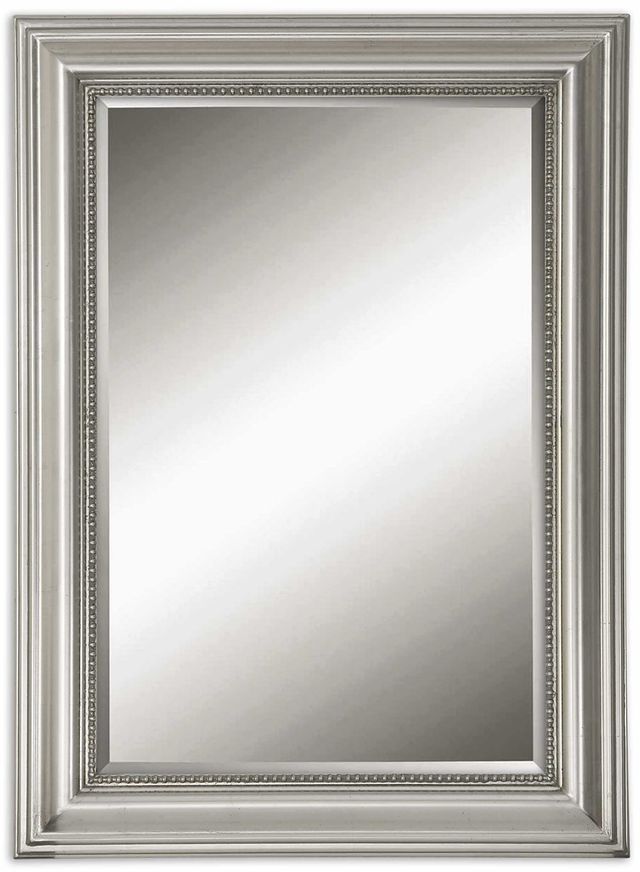 Uttermost® Stuart Silver Leaf Mirror-0