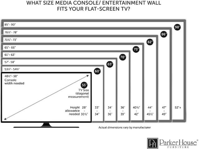 Parker House® Pure Modern Moonstone 63"Angled Door TV Console-2