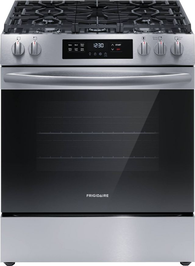Frigidaire® 30" Stainless Steel Slide In Gas Range