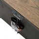 Furniture of America® Neue Mills Farmhouse Black/Rustic Oak 3-Drawer Nightstand-5