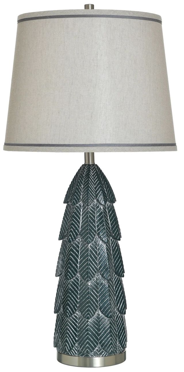 Stylecraft Norman Wyatt Denim Wash Table Lamp-0
