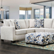 Furniture of America® Heathfield 3-Piece Ivory L-Shape Sectional-2