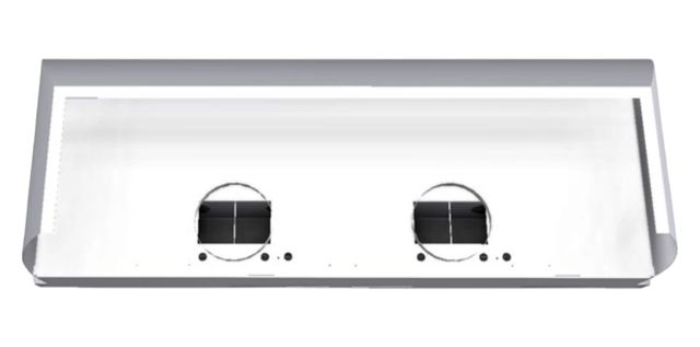 Vent-A-Hood® Designer Series 66" White Wall Mounted Range Hood-3