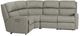 Flexsteel® Customizable Catalina Power Reclining Sectional with Power Headrests-2