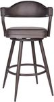 Armen Living Justin Brown/Java Brown Bar Stool-3