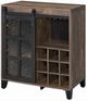 ACME Furniture Treju Black/Rustic Oak Wine Cabinet-0