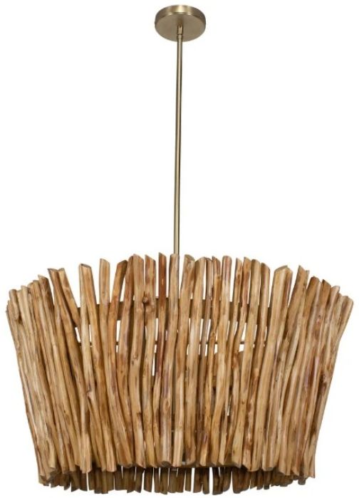 Uttermost® Rhea Brown 4 Light Chandelier-0