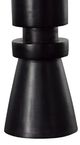 Dovetail Furniture Bordon Black Side Table-2