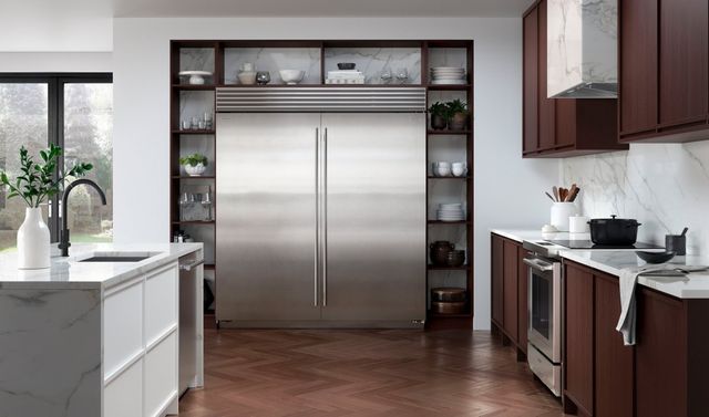 Sub-Zero® Classic Series 36" 20.6 Cu. Ft. Stainless Steel Column Freezer-1