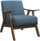 Homelegance® Damala Blue Accent Chair-0