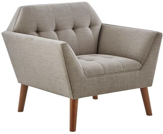 Olliix by INK+IVY Light Grey Newport Lounge Chair-3