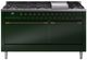 Ilve® Nostalgie II Series 60" Emerald Green Pro Style Dual Fuel Range-0