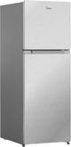 Midea® 22" 10.1 Cu. Ft. Stainless Steel Look Top Freezer Refrigerator-3