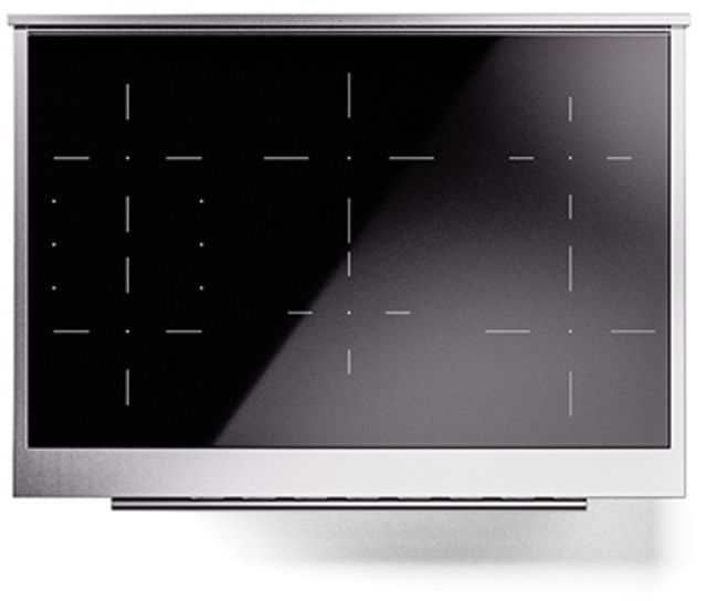 Ilve® Professional Plus II 36" Graphite Matte Pro Style Induction Range-3