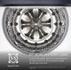 LG Alpine White Top Load Washer & Electric Dryer Laundry Pair-3