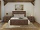 International Furniture Direct Dutton Brown King Panel Bed-1
