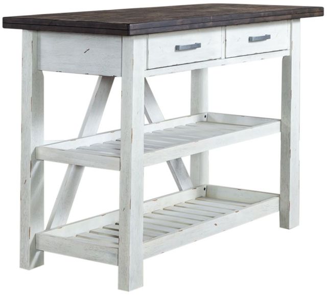 Liberty Furniture Farmhouse Brown/White Server-0