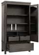 Liberty Modern Farmhouse Dusty Charcoal Armoire-2