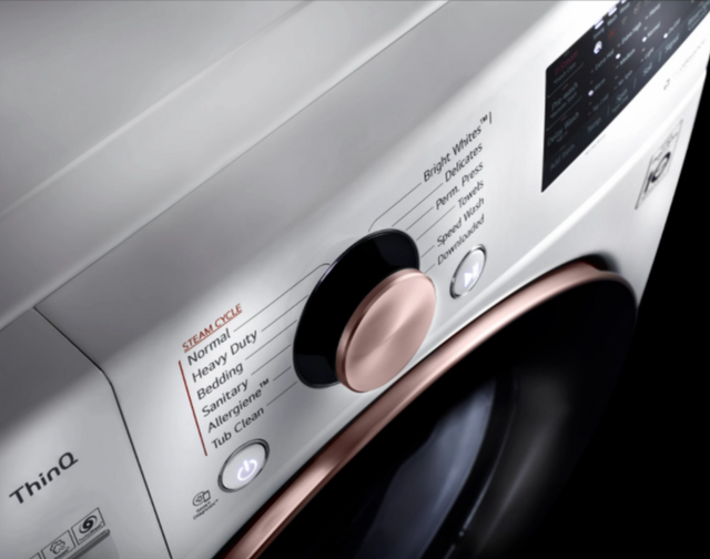 LG White Front Load Laundry Pair-7