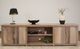 International Furniture Direct Natural Parota Brown Cappuccino 93" TV Stand-2