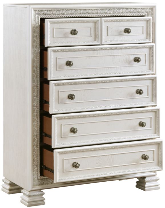 Homelegance® Theodora Pearl White Chest-3