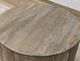 International Furniture Direct White Balam Ivory White Chairside Table-1