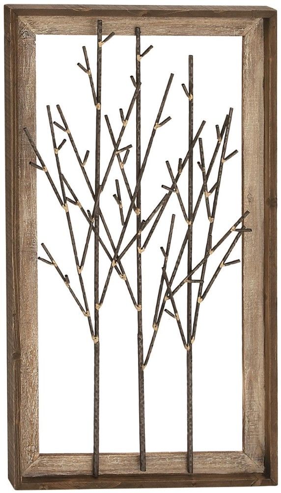 Deco Marche Brown 36" Tree Wall Decor-0